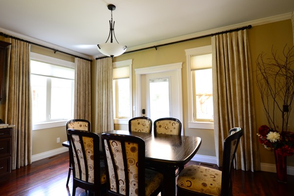 Dining room drapes