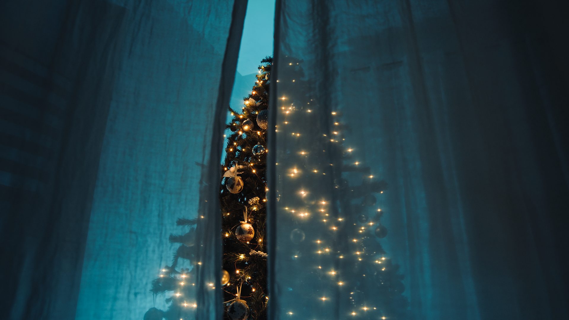 Holiday Windows Quilted Curtains NCU0NXD900