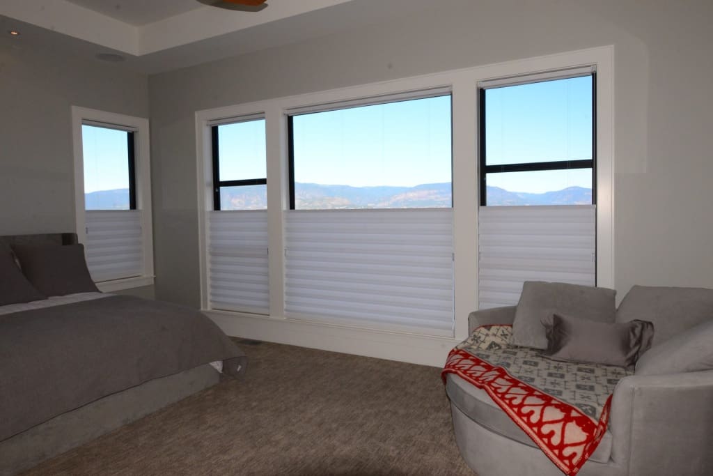 hunter douglas blinds in bedroom