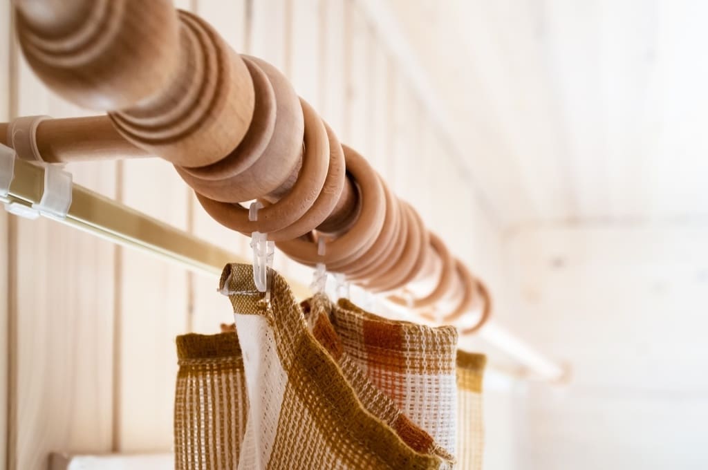 Stylish curtain rod in Kelowna
