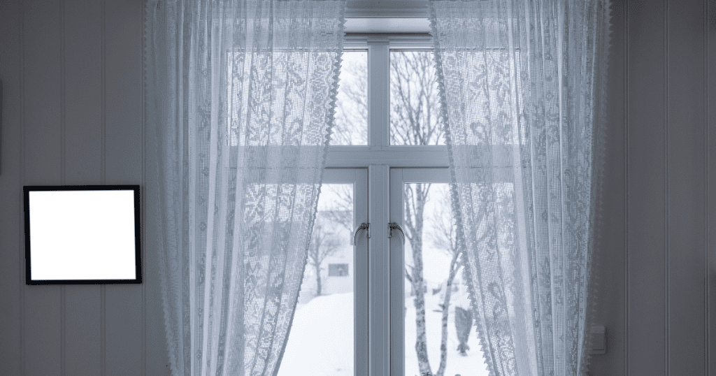 Window coverings in Kelowna home