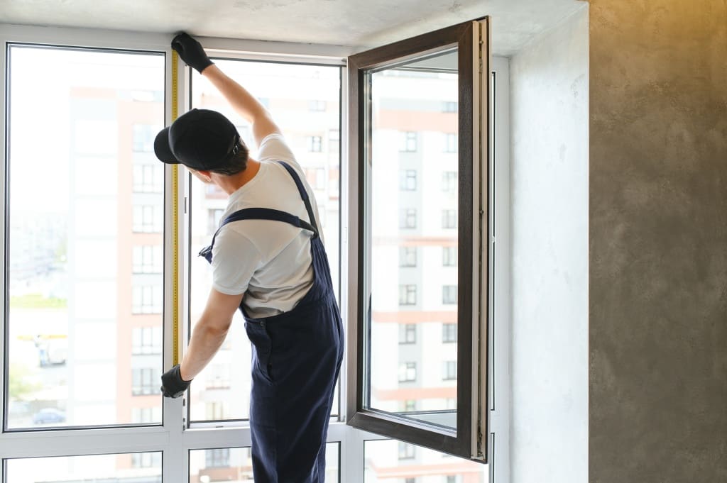Blinds installation 